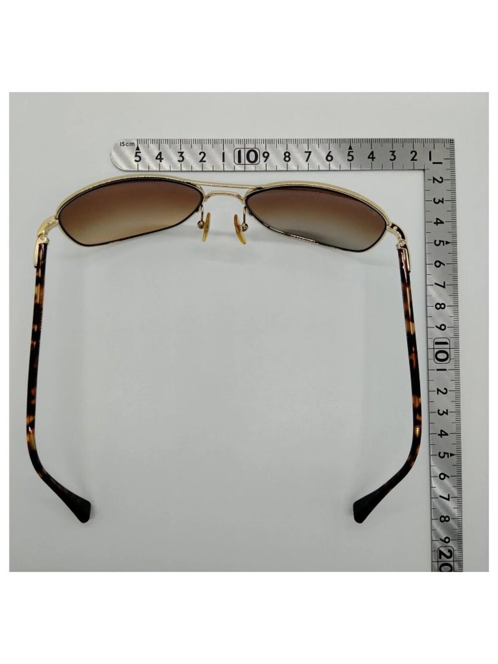 Authentic Louis Vuitton Aviator Sunglasses Gold Frame Gradient Lenses w/ Case - Picture 6 of 10